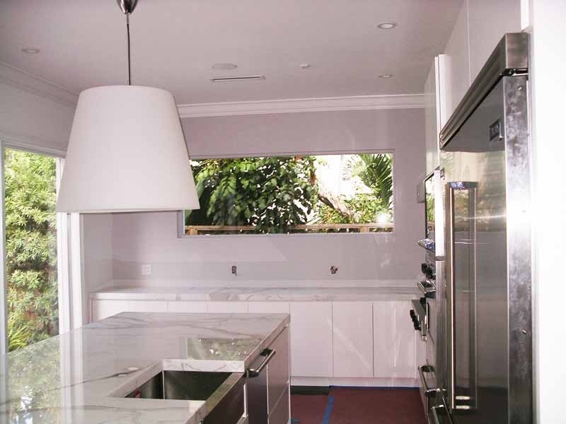 a kitchen interior